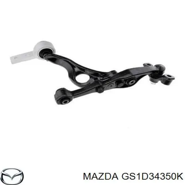 Barra oscilante, suspensión de ruedas delantera, inferior izquierda GS1D34350K Mazda