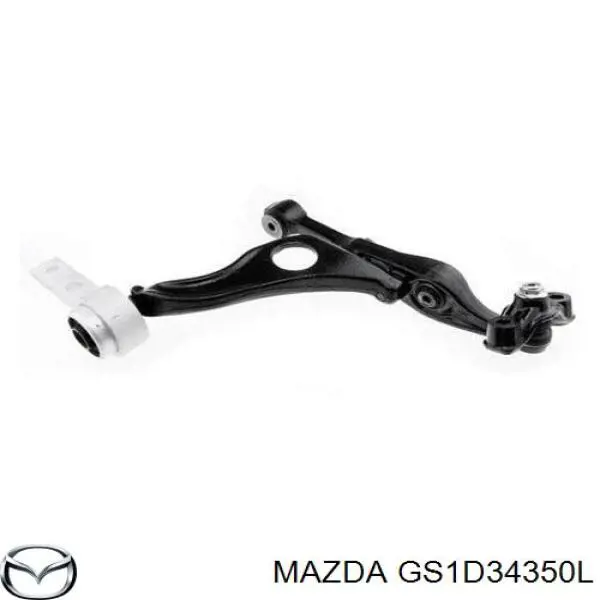 Barra oscilante, suspensión de ruedas delantera, inferior izquierda GS1D34350L Mazda