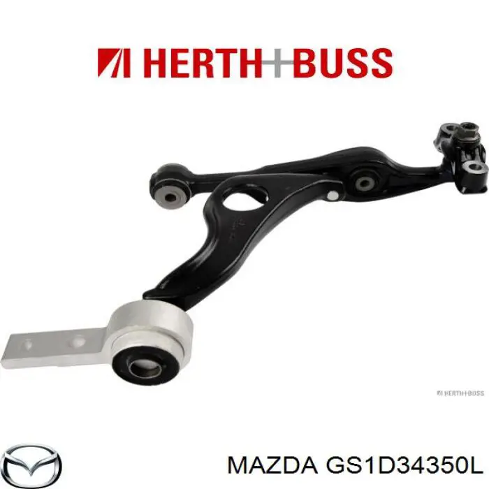 Левый рычаг передней нижней подвески Mazda GS1D34350L цена, от 113.41 USD