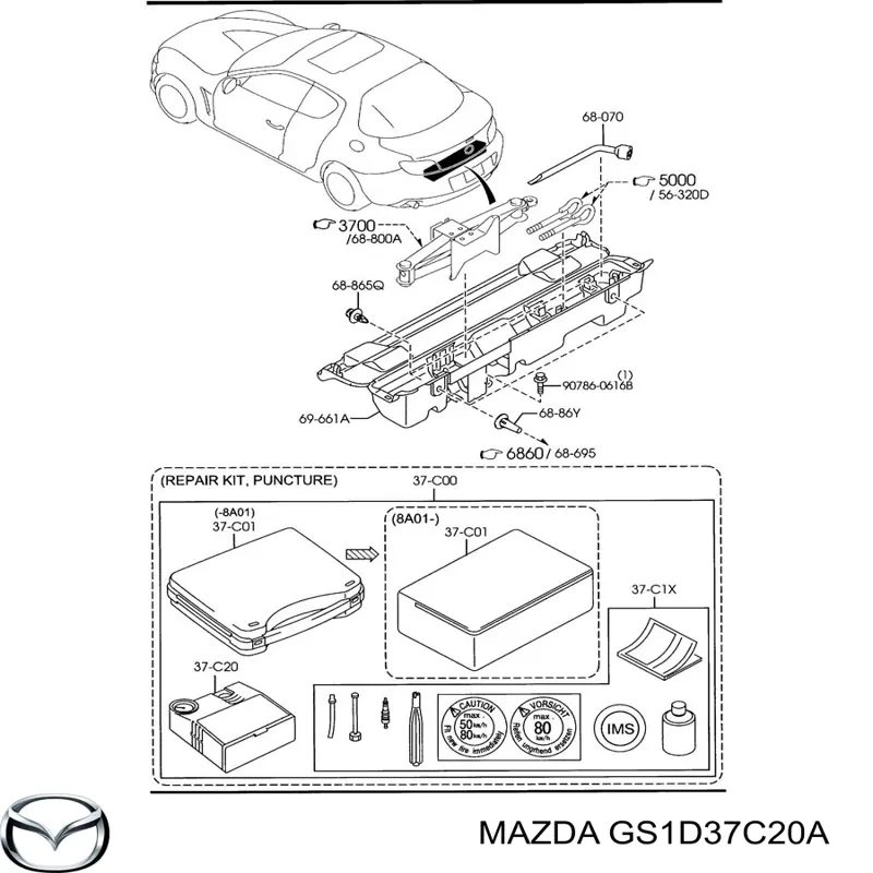 GS1D37C20A Mazda 