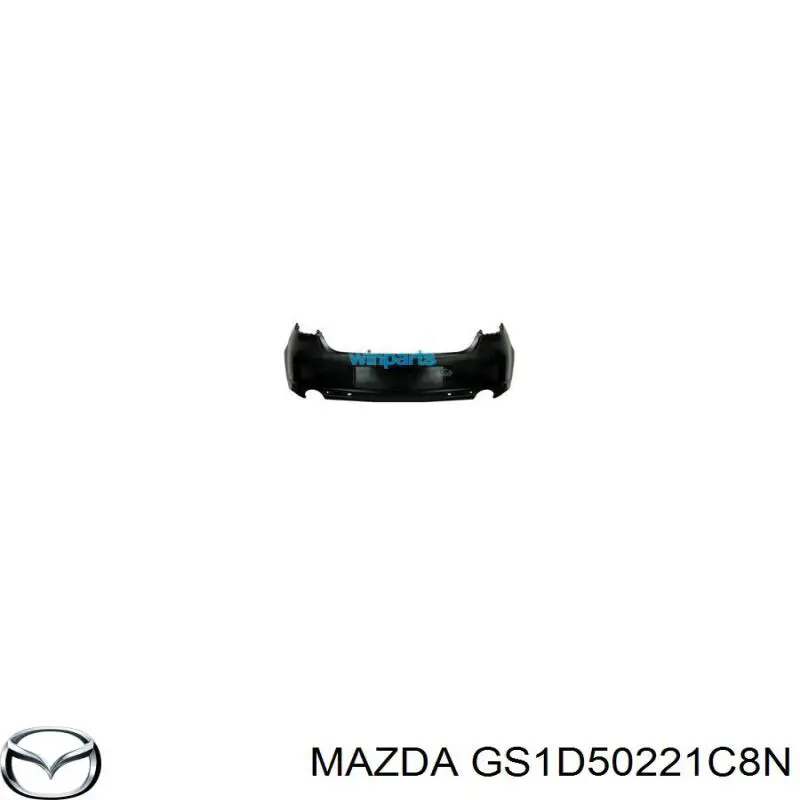 GS1D50221C8N Mazda Задний бампер