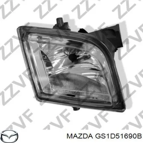 Фара противотуманная, левая Mazda GS1D51690B цена, от 25.38 USD