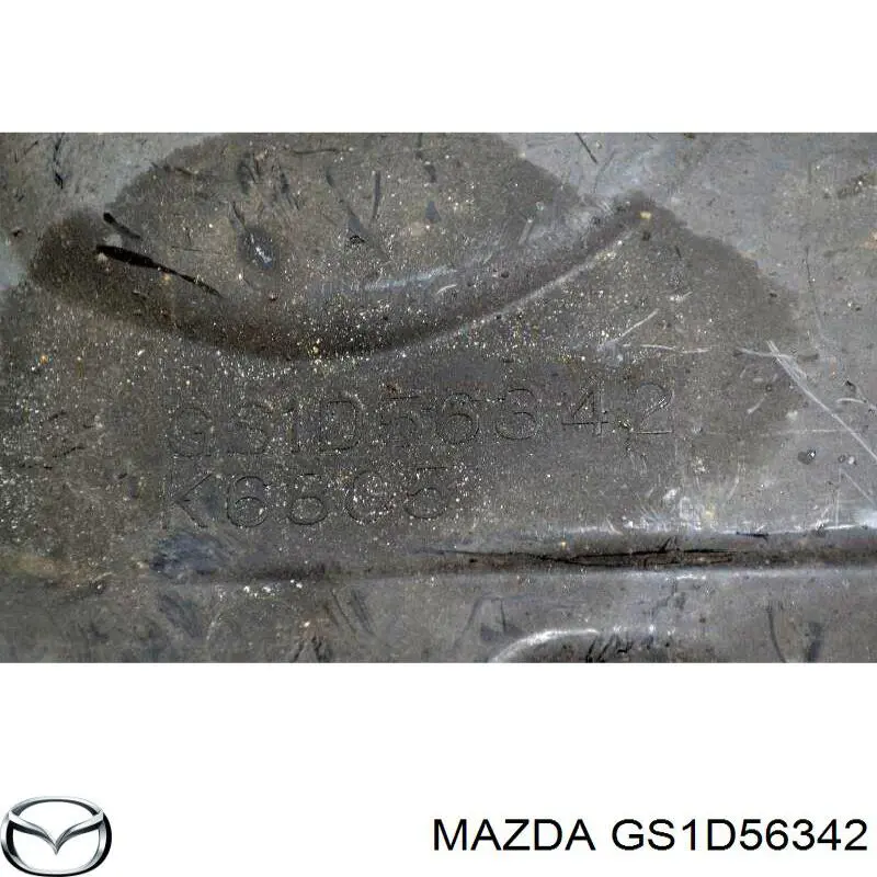 Купить GS1D56342 Mazda Защита двигателя левая