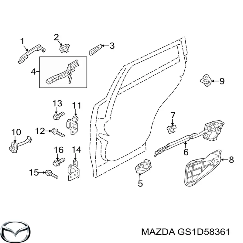 GS1D58361 Mazda 