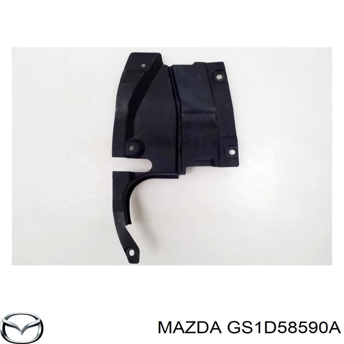 GS1D58590A Mazda mecanismo de acionamento de vidro da porta dianteira direita