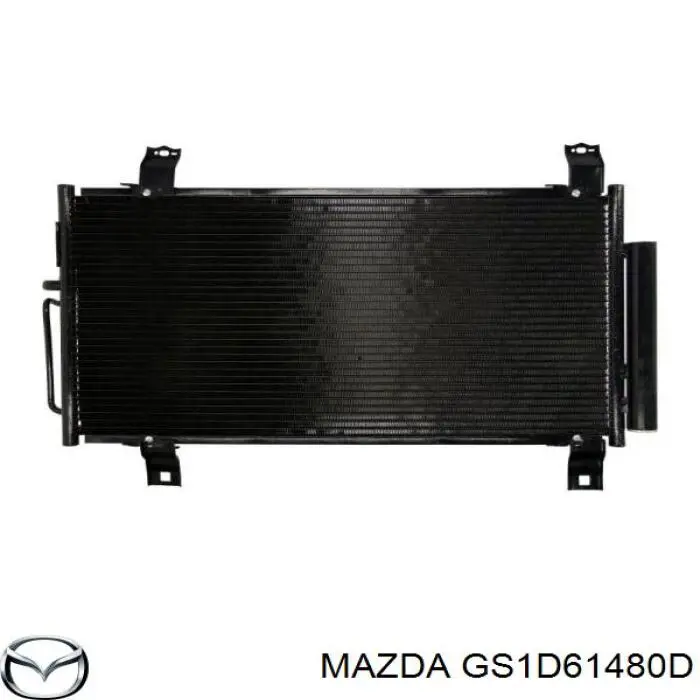 GS1D61480D Mazda радиатор кондиционера