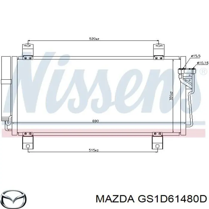 GS1D61480D Mazda