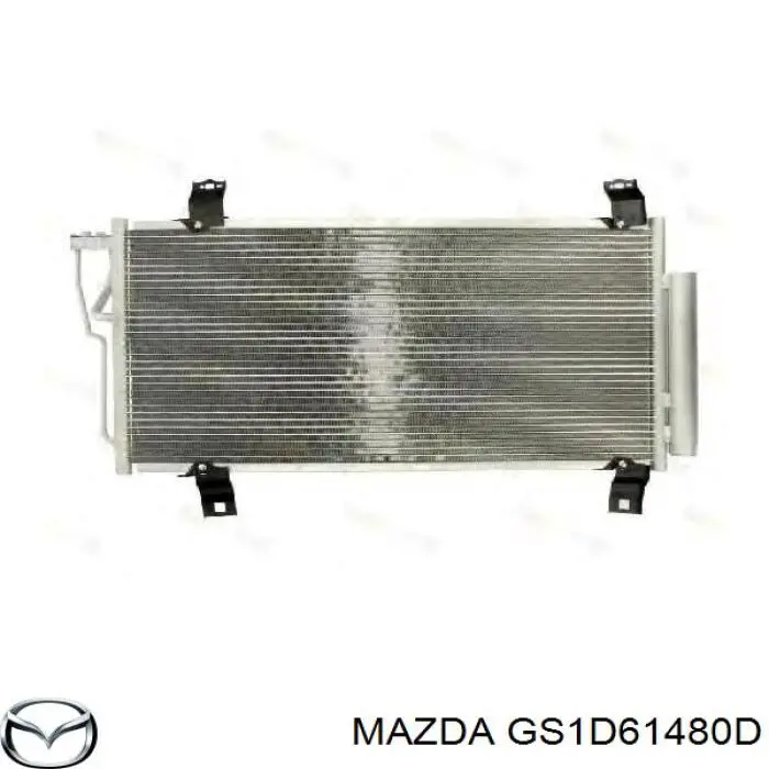 Конденсатор кондиционера Mazda GS1D61480D цена, от 90.12 USD