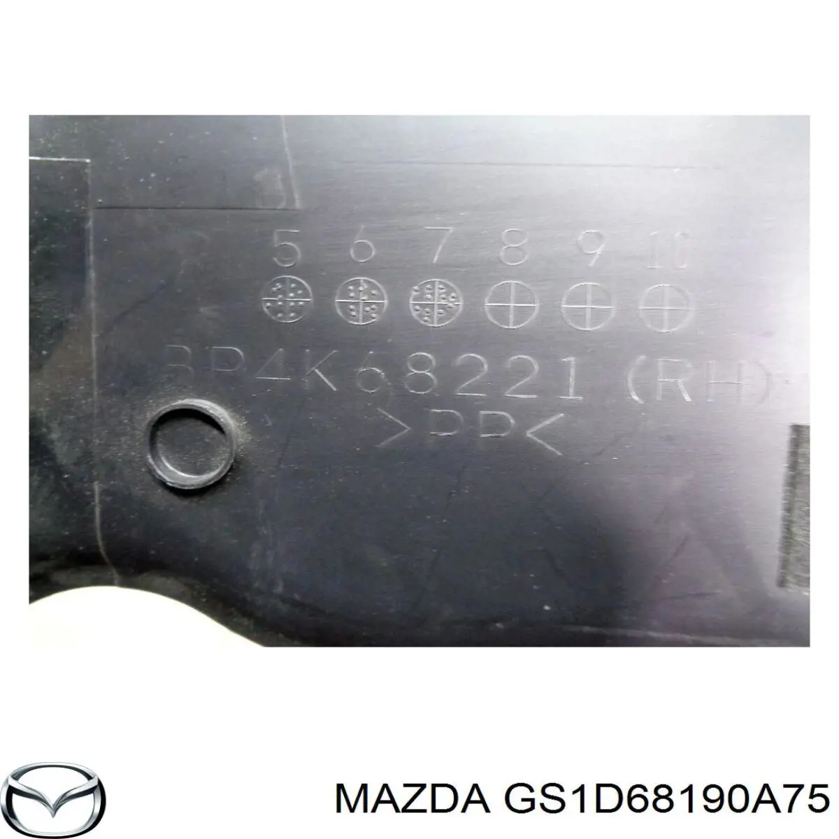 Обшивка стойки кузова внутренняя средняя правая Mazda GS1D68190A75 цена, от 11.40 USD