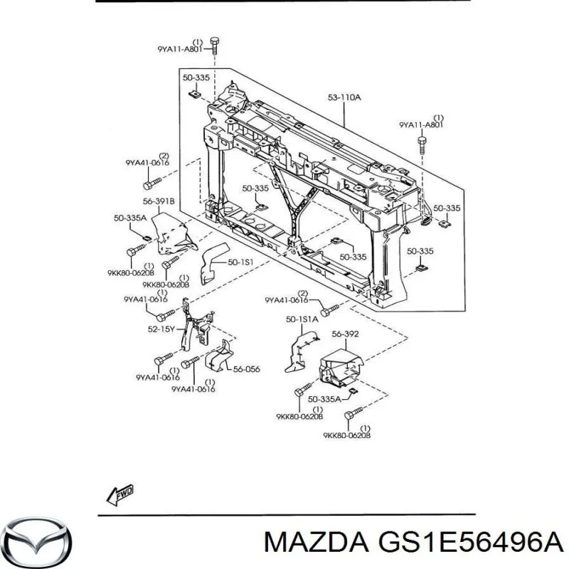 GS1E56496A Mazda 