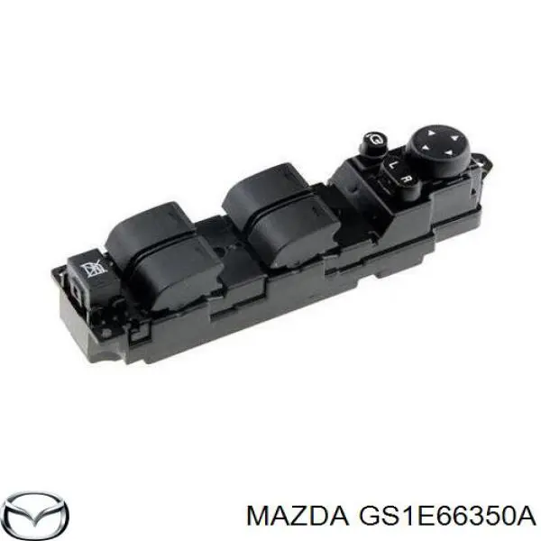 Кнопочный блок управления стеклоподъемником передний левый GS1D66350 Mazda