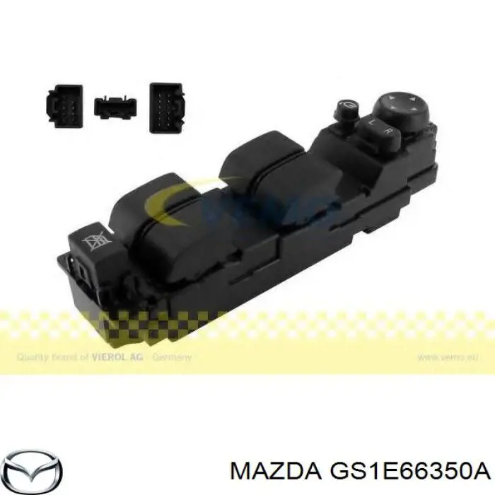 Кнопки переднего левого стеклоподъемника Mazda GS1D66350