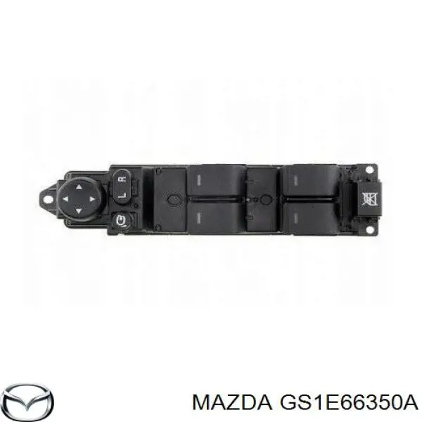 Кнопочный блок управления стеклоподъемником передний левый Mazda GS1D66350 цена, от 44.43 USD