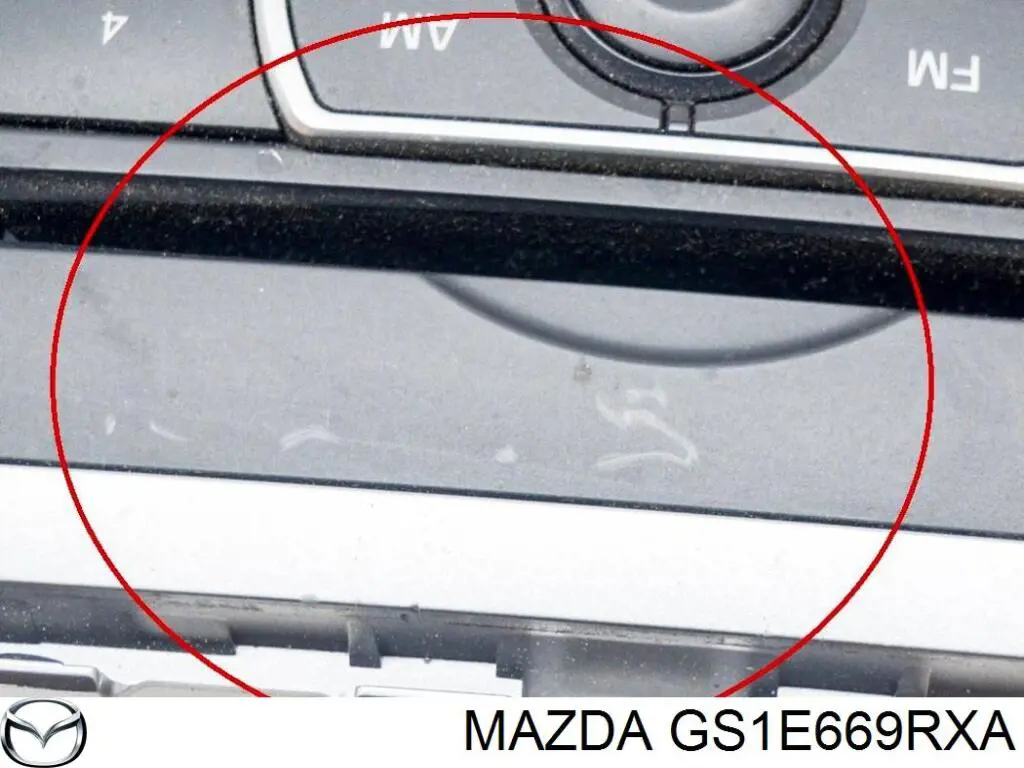 Магнитола (радио AM/FM) Mazda GS1E669RXA