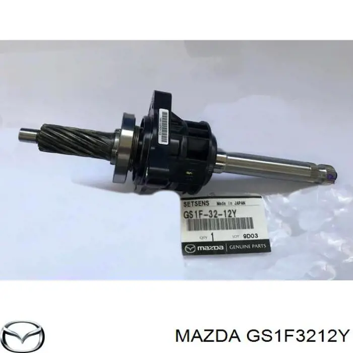 Вал рулевого механизма (рейки) вертикальный на Mazda 6 GH
