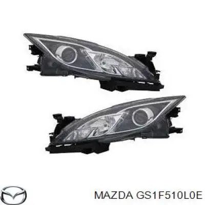 GS1F510L0E Mazda luz esquerda