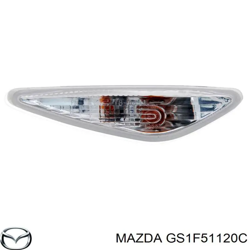 Повторитель поворота на крыле правый на Mazda 6 GH