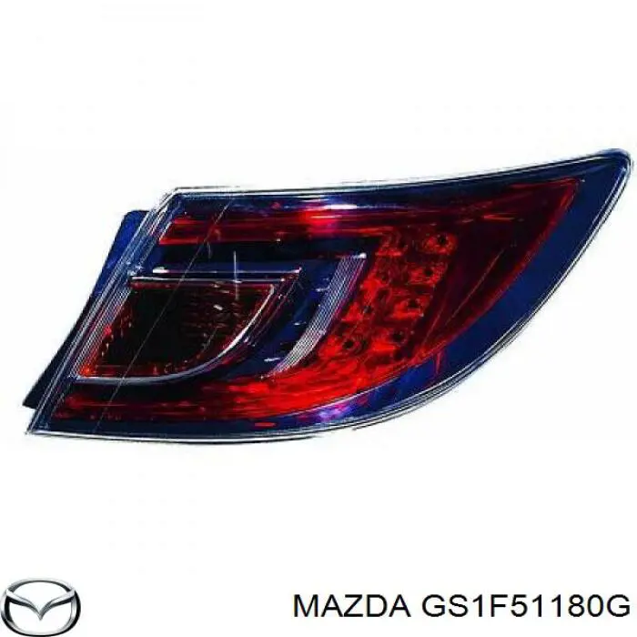 GS1F51160C Mazda фонарь задний левый внешний