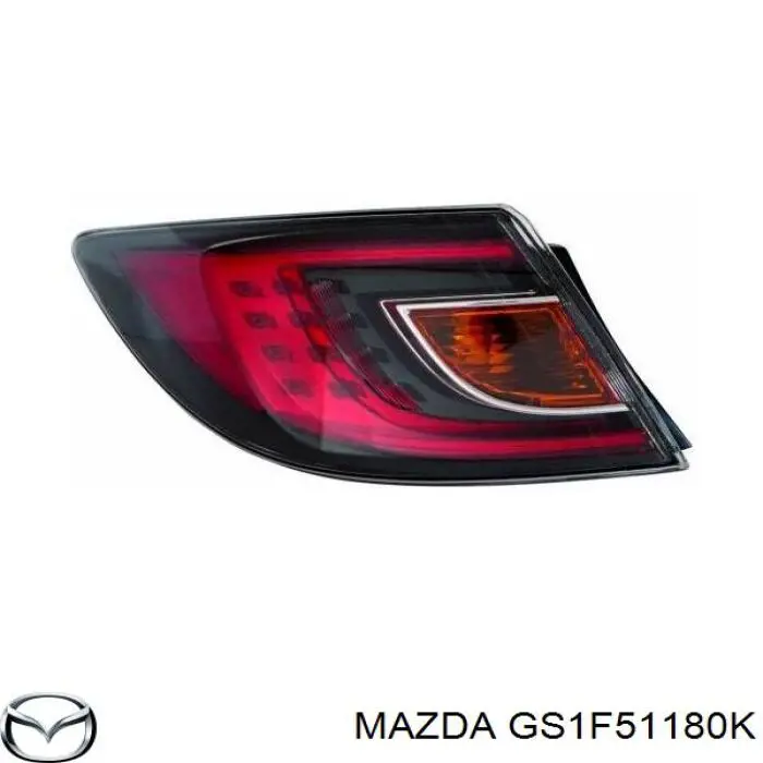 Задняя левая внешняя фара Mazda GS1F51170G цена, от 128.68 USD