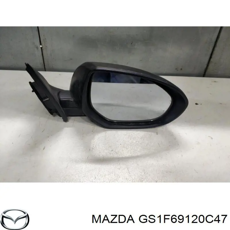 GS1F69120C47 Mazda Зеркало заднего вида правое