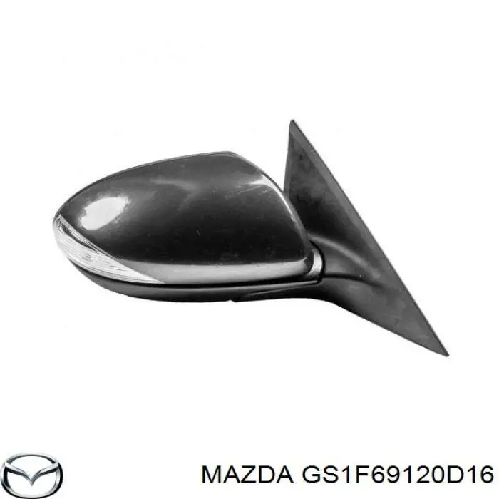 GS1F69120D16 Mazda зеркало заднего вида правое