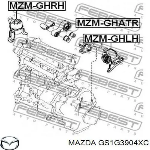  Mazda GS1G3904XC цена, от 155.19 USD