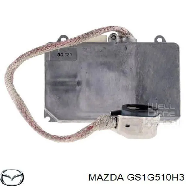 Bobina de reactancia, lámpara de descarga de gas GS1G510H3 Mazda