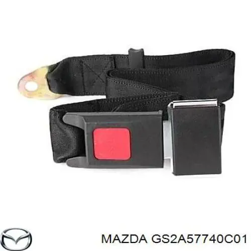 GS2A57740C01 Mazda ремень безопасности задний центральный