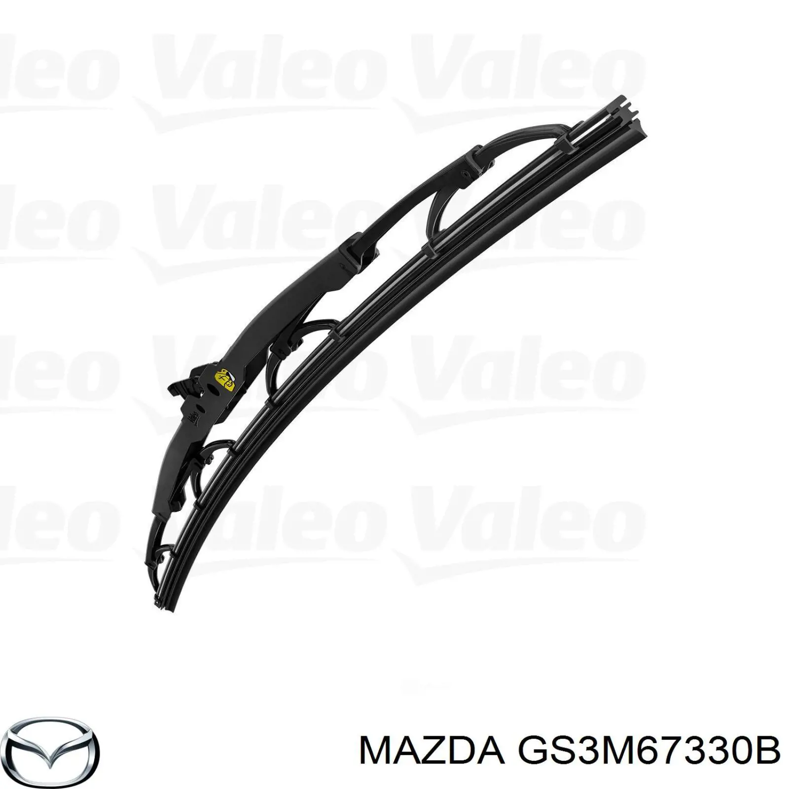Щетка-дворник лобового стекла, пассажирская Mazda GS3M67330B цена, от 10.77 USD