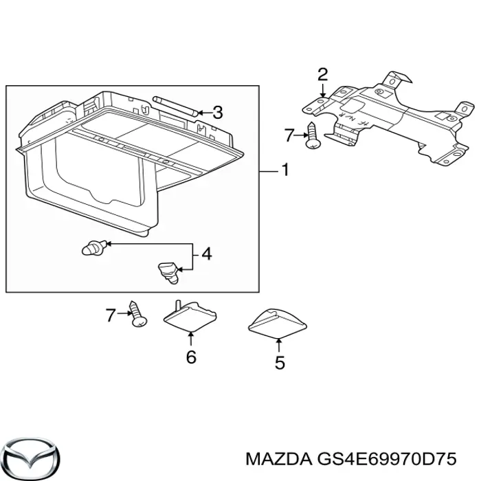  Mazda GS4E69970D75 цена, от 112.43 USD