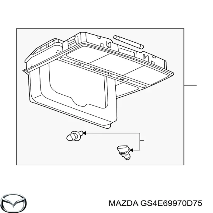 Купить GS4E69970D75 Mazda 