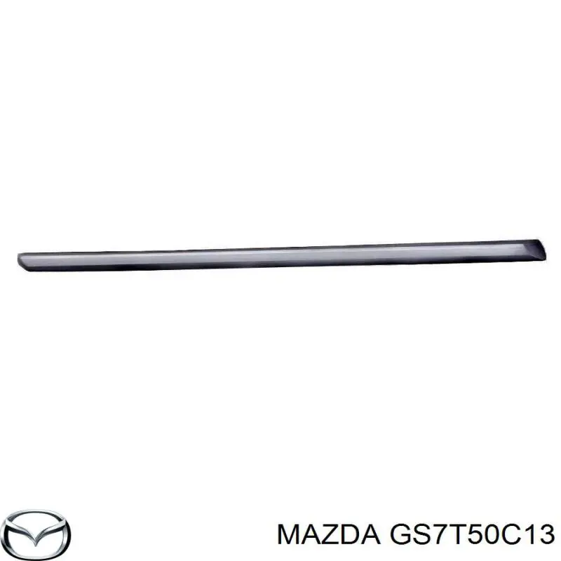 Молдинг решетки бампера переднего правый на Mazda 6 GH
