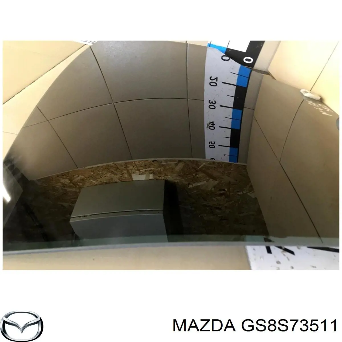 Vidro da porta traseira esquerda para Mazda 6 (GH)