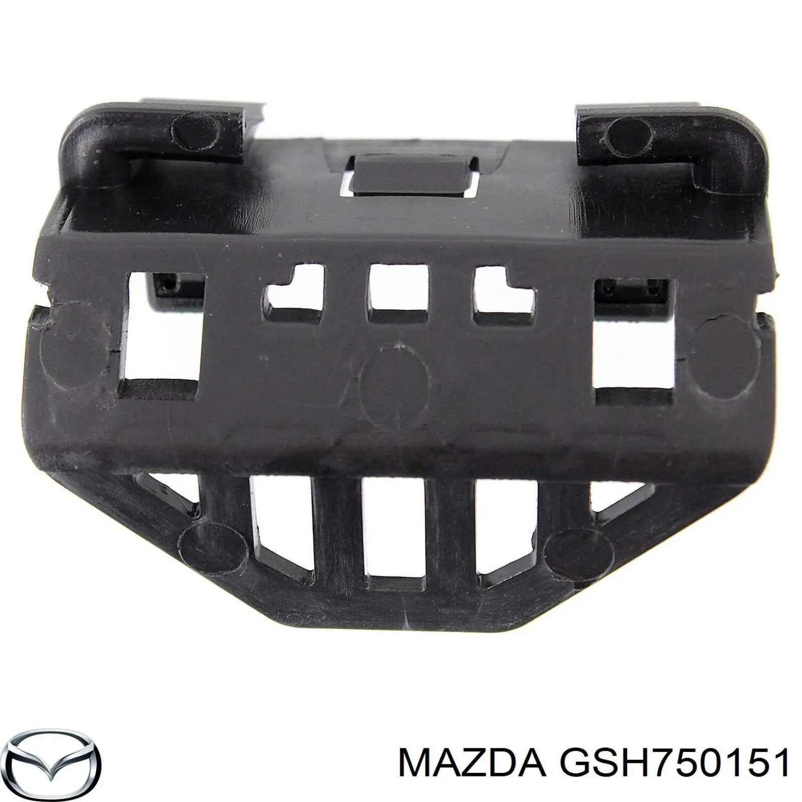 Кронштейн бампера переднего правый GSH750151 Mazda