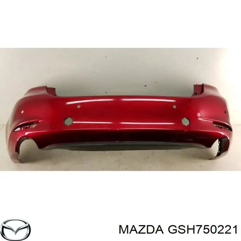Задний бампер GSH750221 Mazda