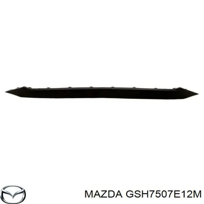 GSH7507E12M Mazda накладка передней панели (суппорта радиатора верхняя)