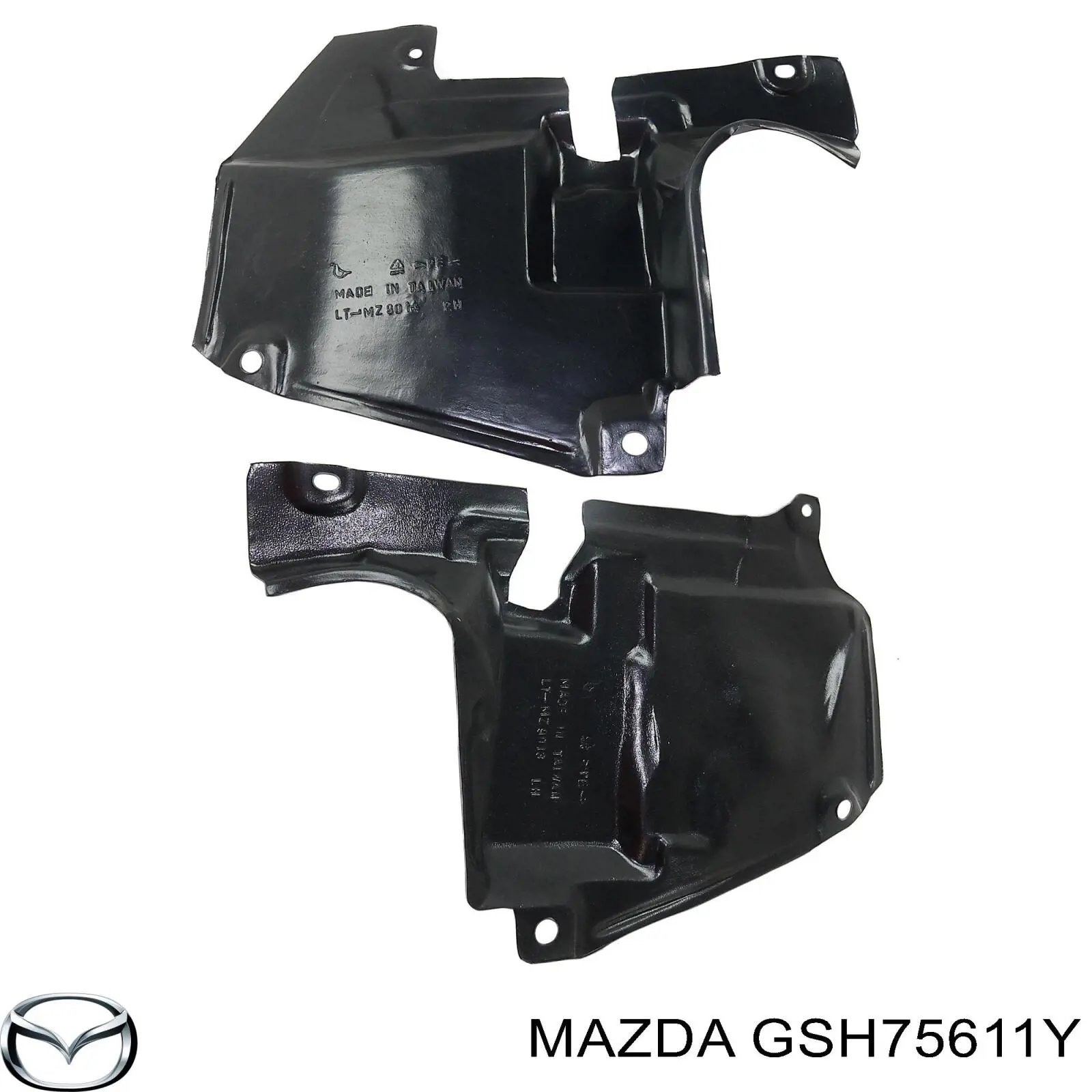 GSH75611Y Mazda proteção de motor dianteira