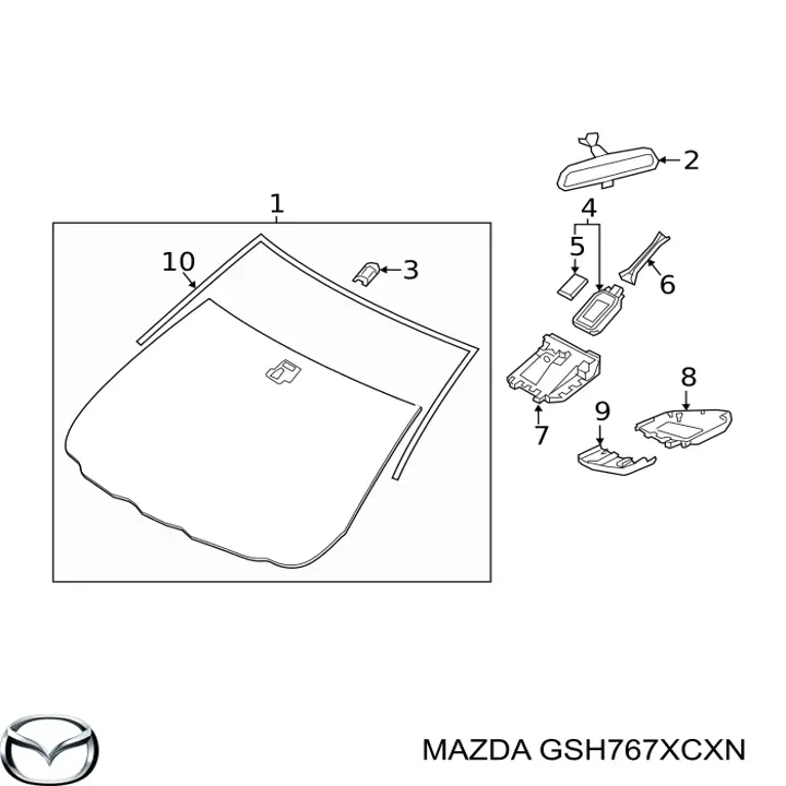 GSH767XCXN Mazda 