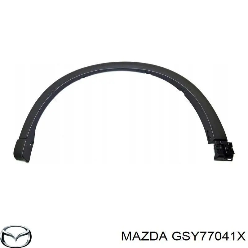 GSY77041X Mazda Крыло заднее правое