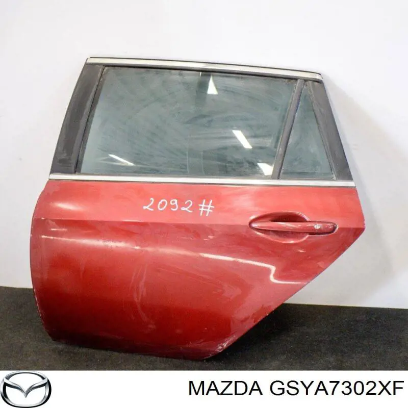 Задняя левая дверь Мазда 6 GH (Mazda 6)