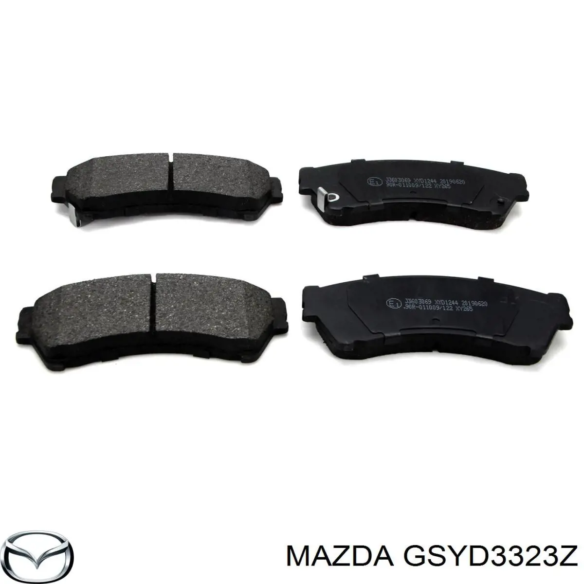 Купить GSYD3323Z Mazda Колодки тормозные