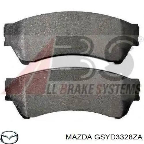 Колодки Mazda GSYD3328ZA цена, от 26.31 USD