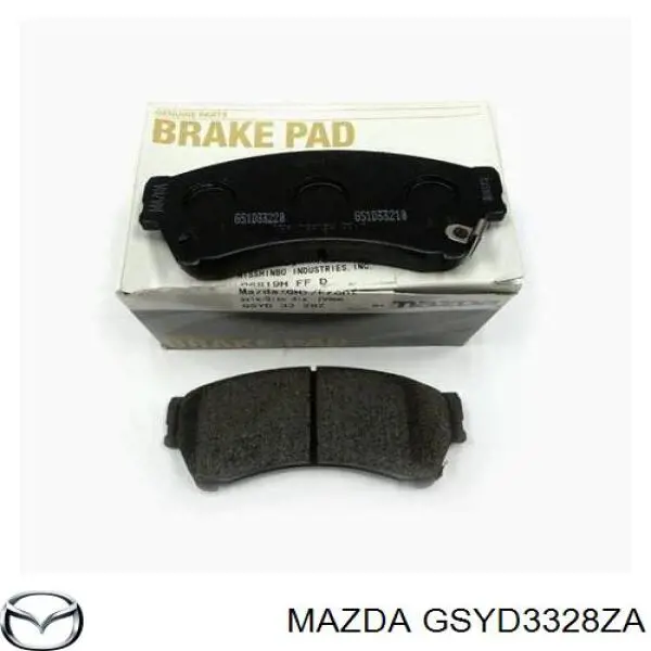 Купить GSYD3328ZA Mazda Колодки тормозные