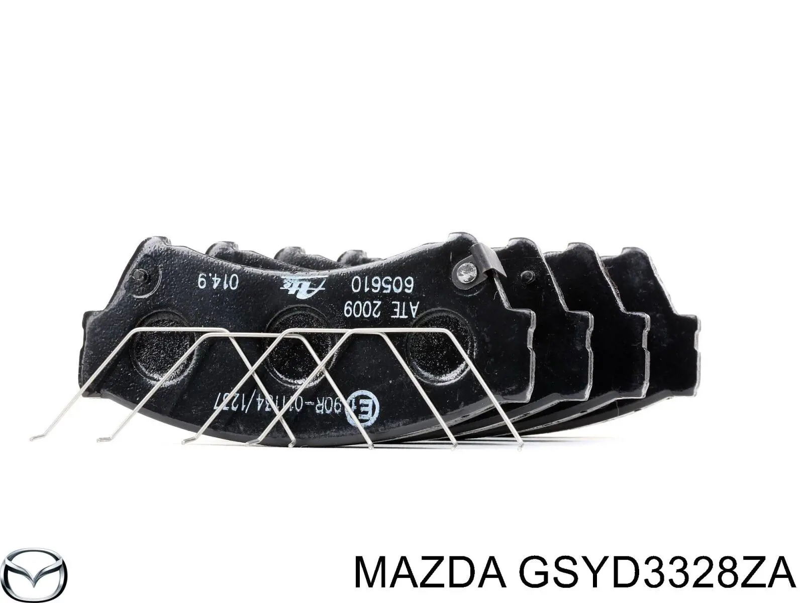 Купить GSYD3328ZA Mazda Колодки тормозные