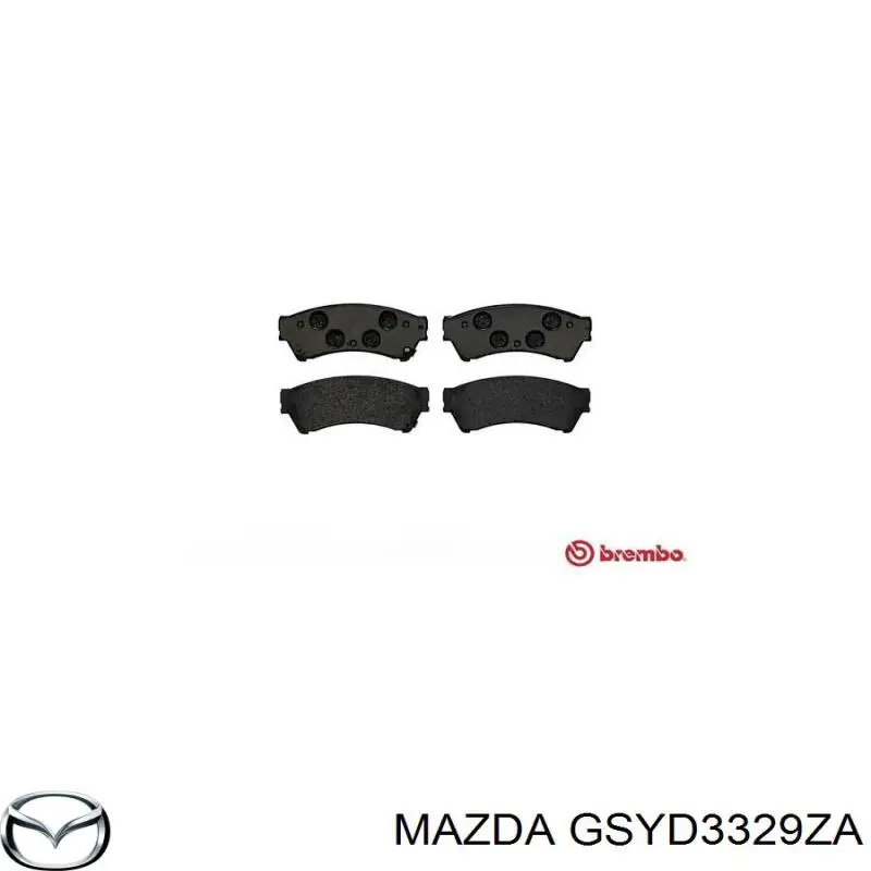 Купить GSYD3329ZA Mazda Колодки тормозные