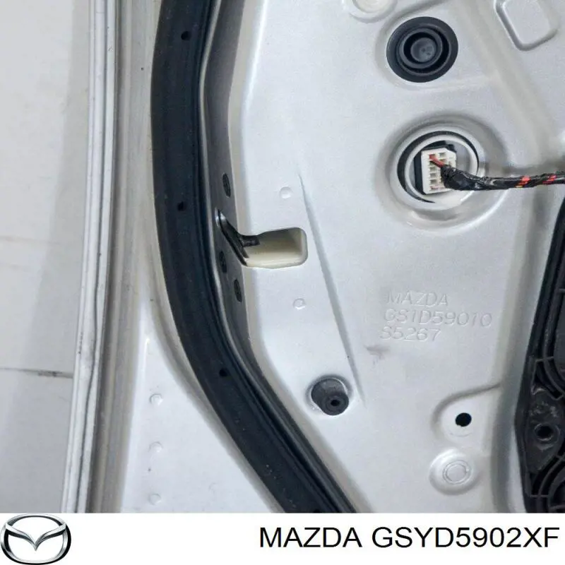 Передняя левая дверь Мазда 6 GH (Mazda 6)