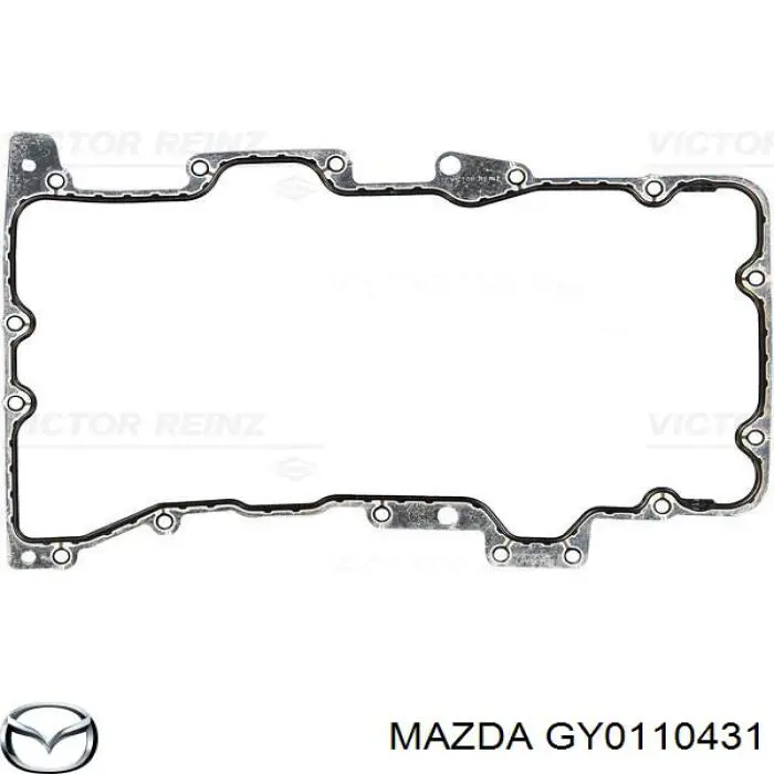 GY0110431 Mazda прокладка поддона картера двигателя