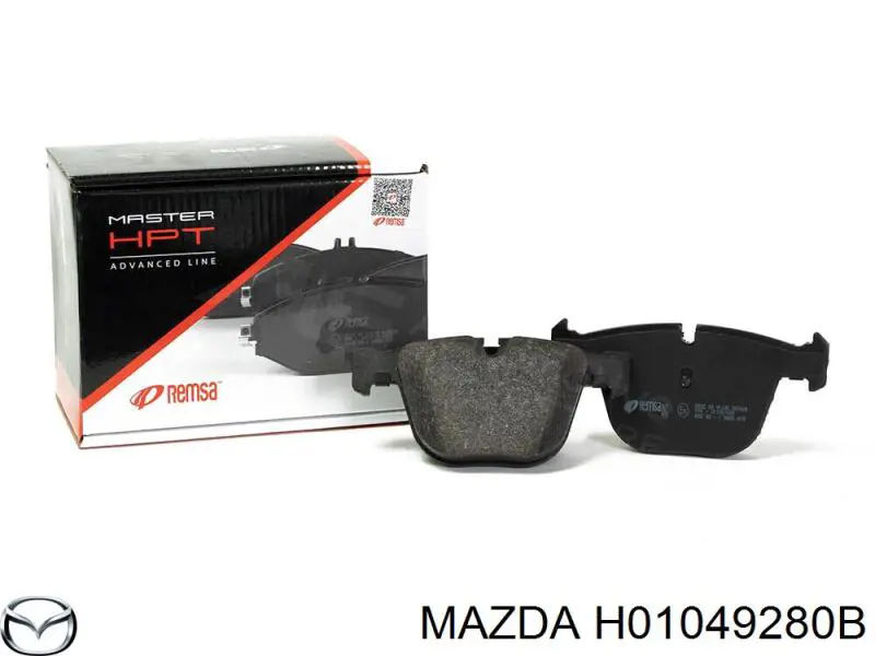 Задние тормозные колодки H01049280B Mazda