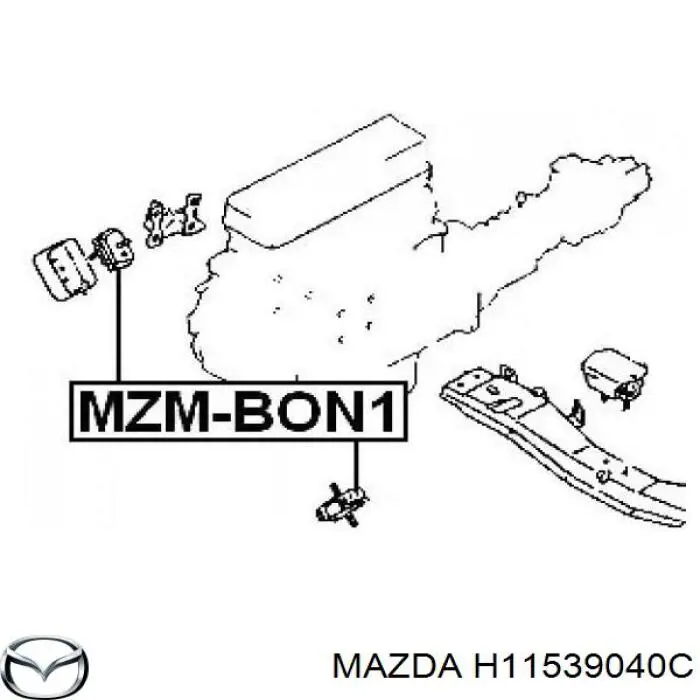 Подушка (опора) двигателя левая/правая на Mazda 929 II 