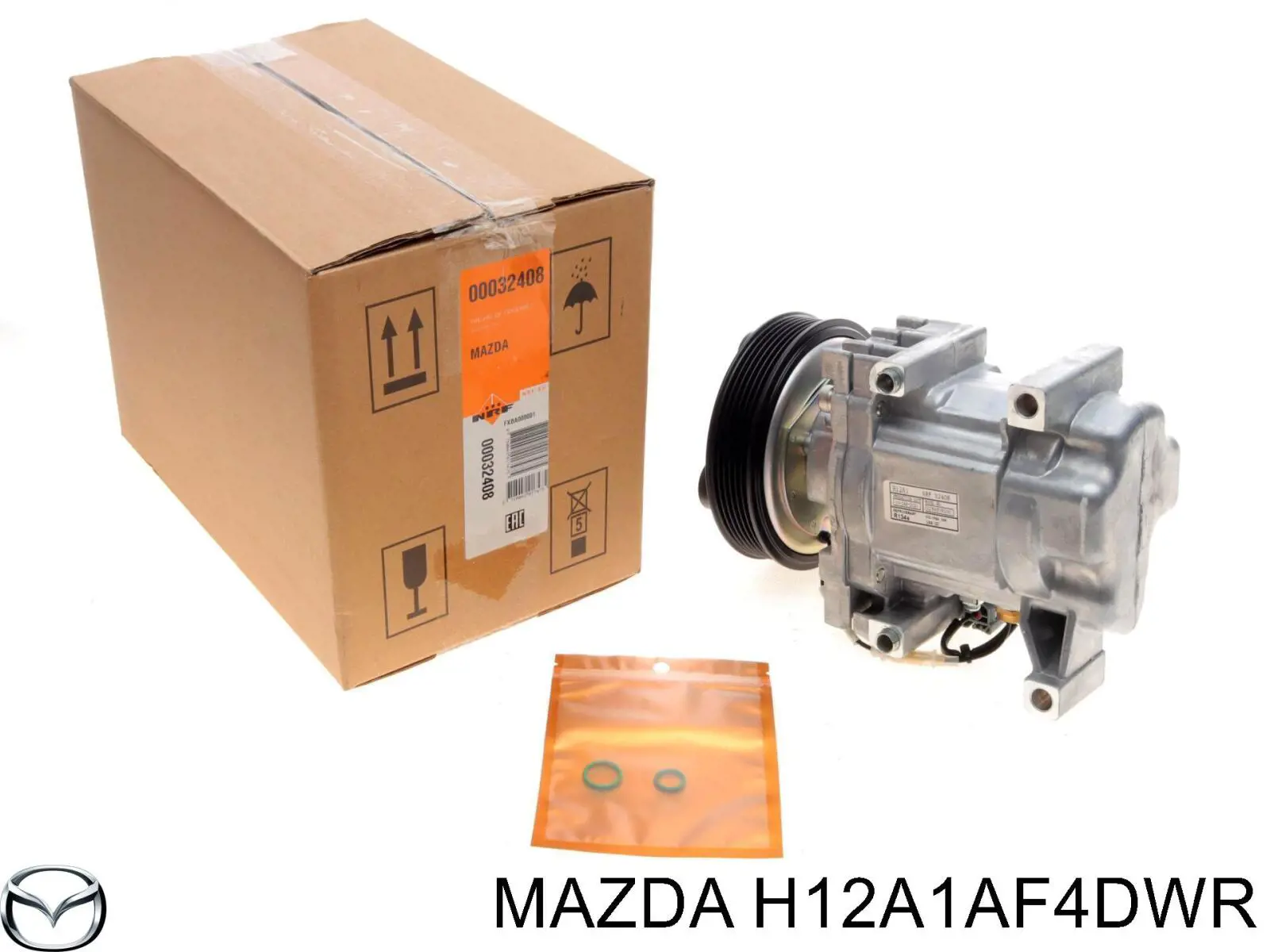 H12A1AF4DW R Mazda компрессор кондиционера